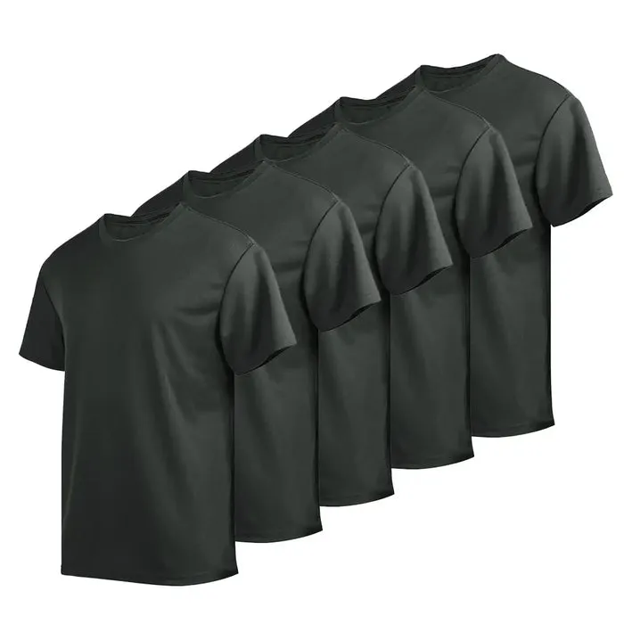 5 Pack Men's Short Sleeve T-Shirts