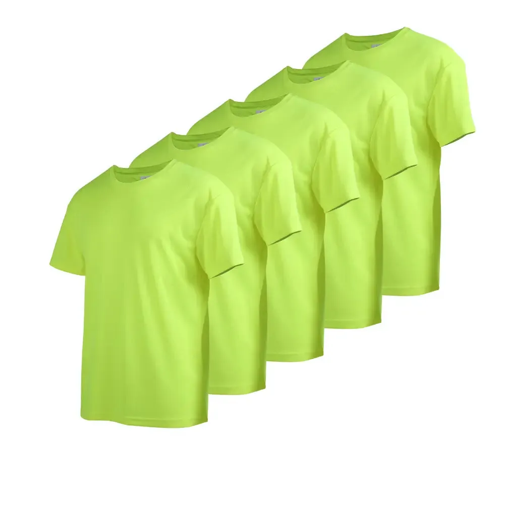 5 Pack Men's Short Sleeve T-Shirts