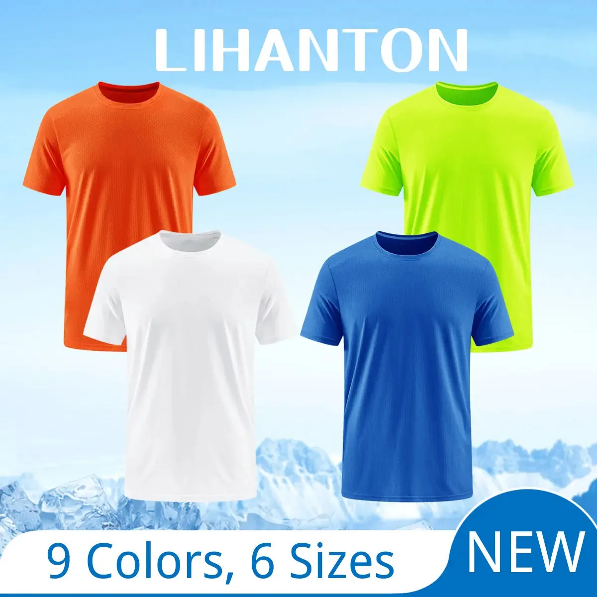 5 Pack Men's Short Sleeve T-Shirts