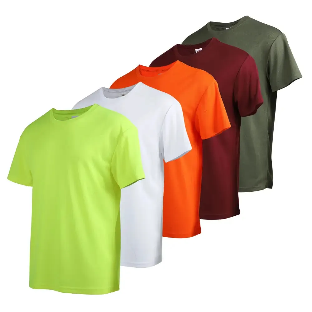 5 Pack Men's Short Sleeve T-Shirts