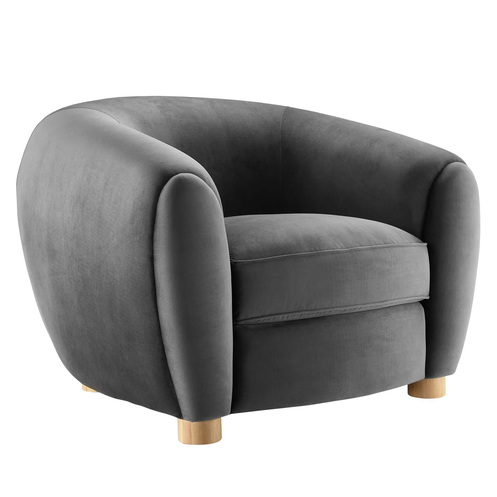 Abundant Performance Velvet Armchair