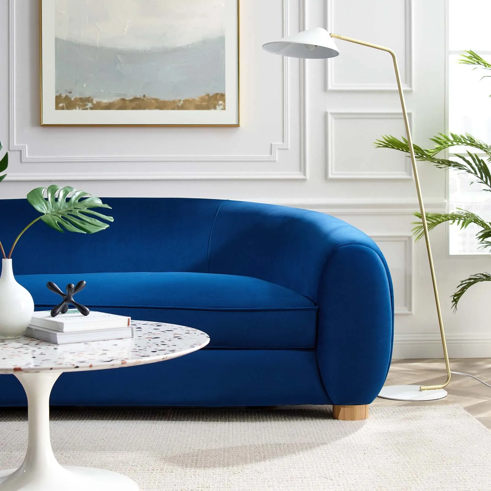 Abundant Performance Velvet Sofa