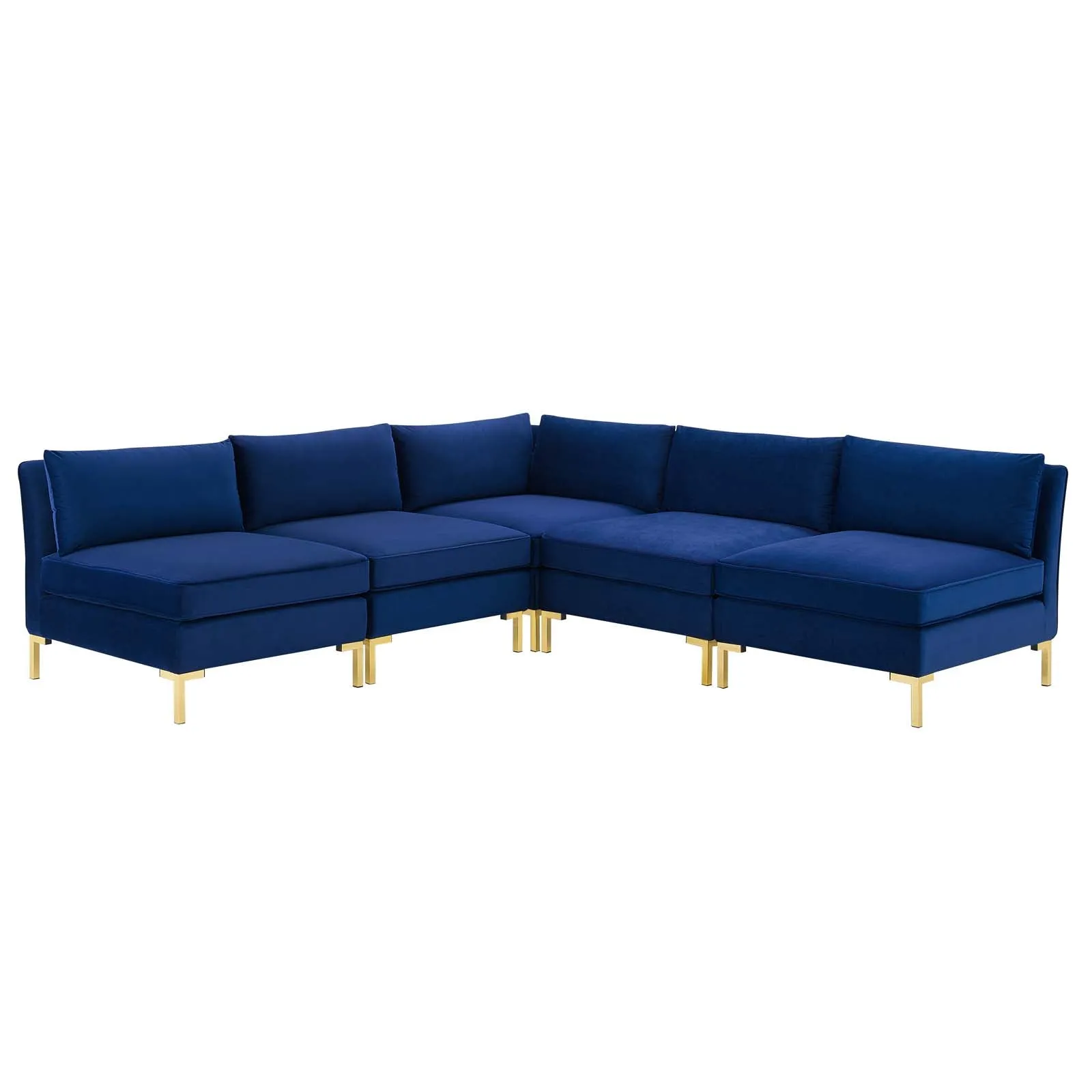 Ardent 5-Piece  Performance Velvet Sectional Sofa