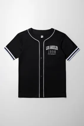 Baseball Shirt Los Angeles Black