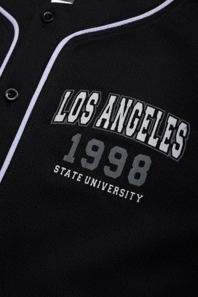 Baseball Shirt Los Angeles Black