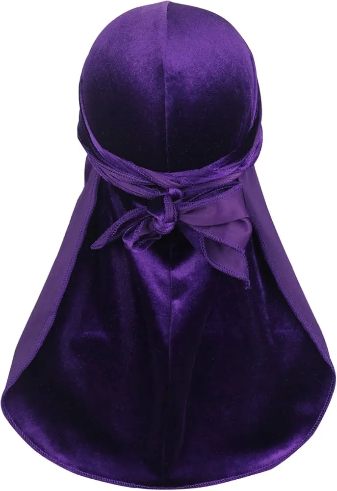 Beauty Box BTB Luxurious Velvet Durag 8005 PURPLE