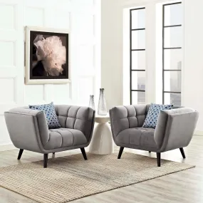 Bestow 2 Piece Performance Velvet Armchair Set by Modway