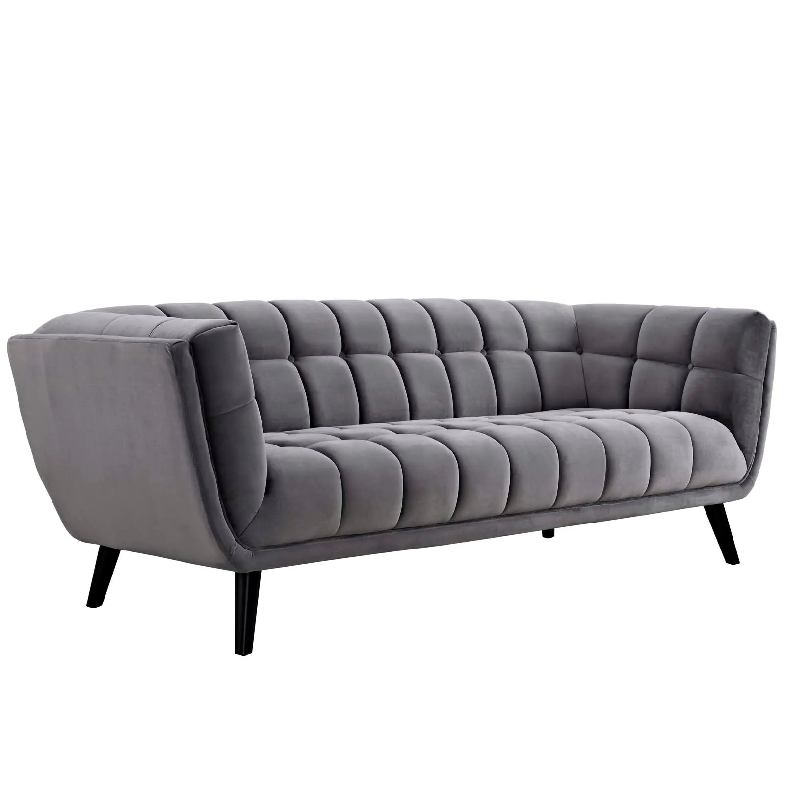 Bestow 3 Piece Performance Velvet Sofa Loveseat and Armchair Set by Modway