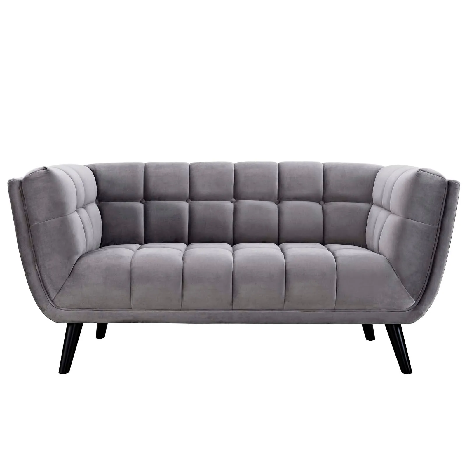 Bestow 3 Piece Performance Velvet Sofa Loveseat and Armchair Set by Modway