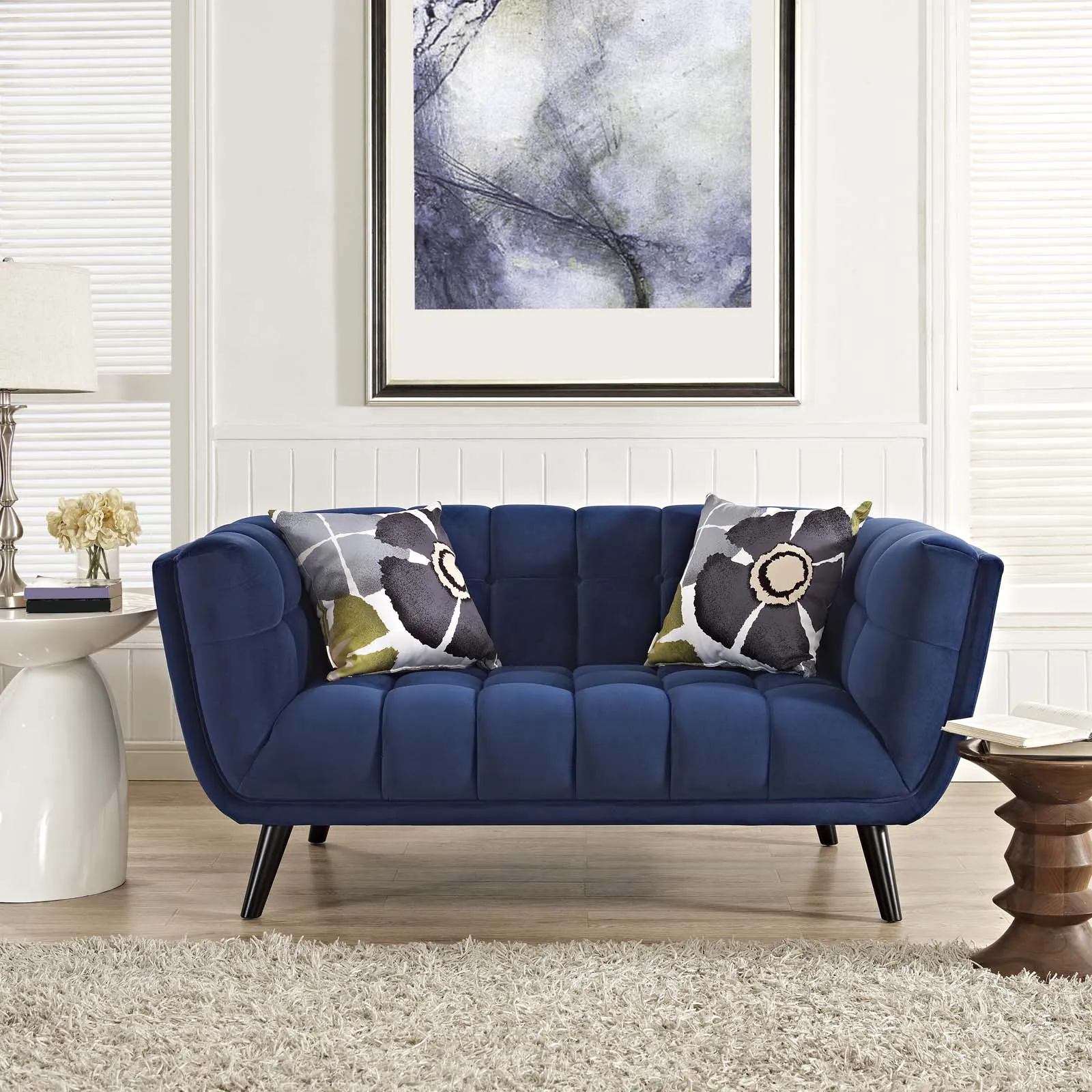 Bestow Velvet Loveseat