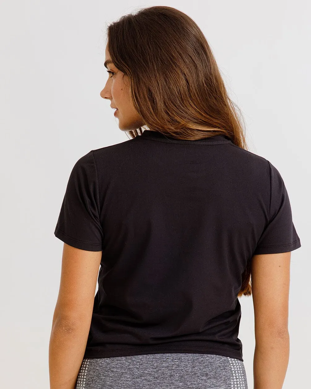 Black Basic Sports T-shirt