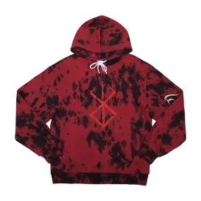 Brand of Sacrifice Red Acid Wash Hoodie