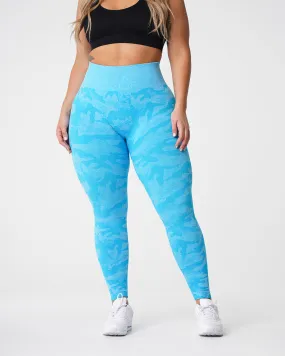 Caribbean Camo Seamless Leggings