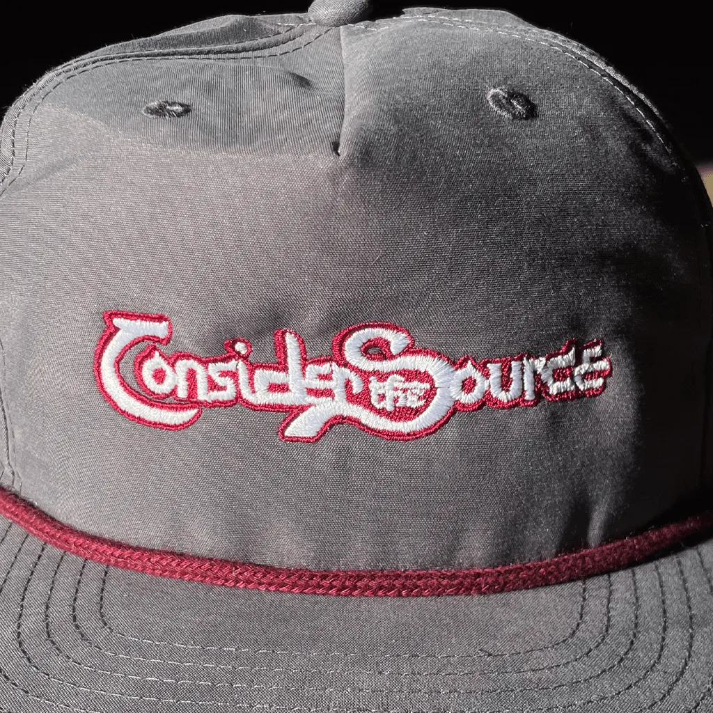 Charcoal Classic Logo Snapback Hat