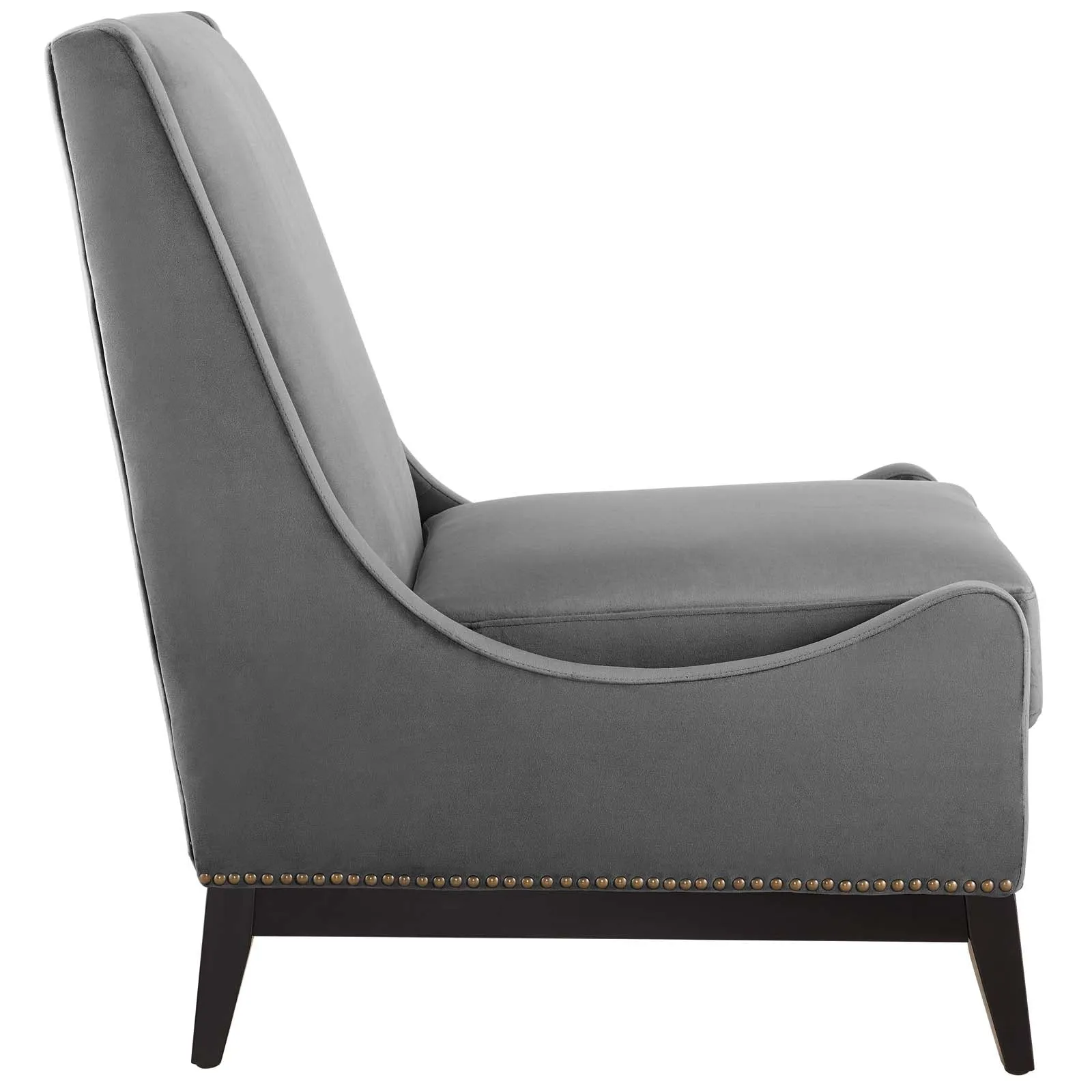 Confident Accent Upholstered Performance Velvet Lounge Chair by Modway