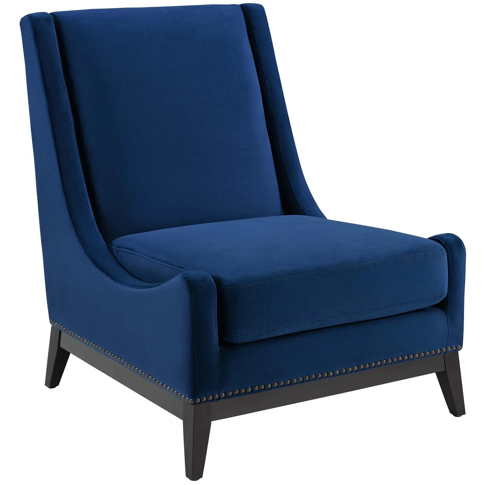 Confident Accent Upholstered Performance Velvet Lounge Chair by Modway