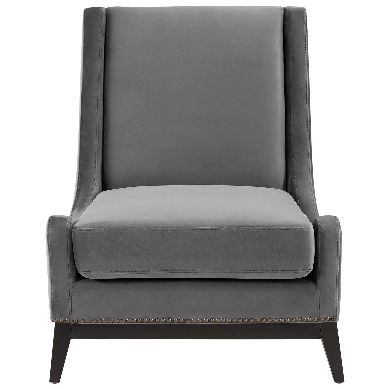 Confident Accent Upholstered Performance Velvet Lounge Chair by Modway