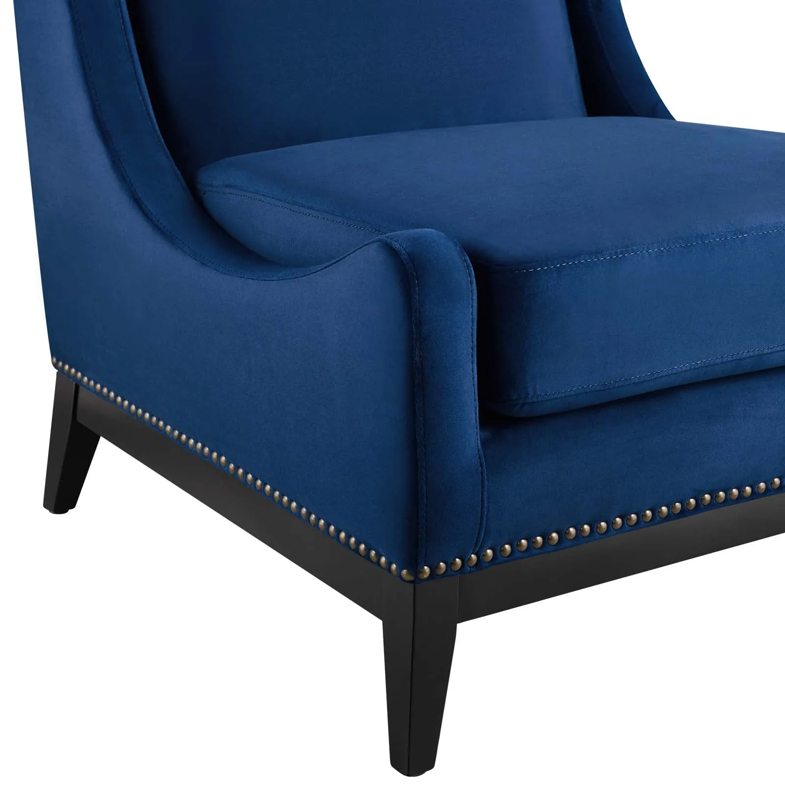 Confident Accent Upholstered Performance Velvet Lounge Chair by Modway