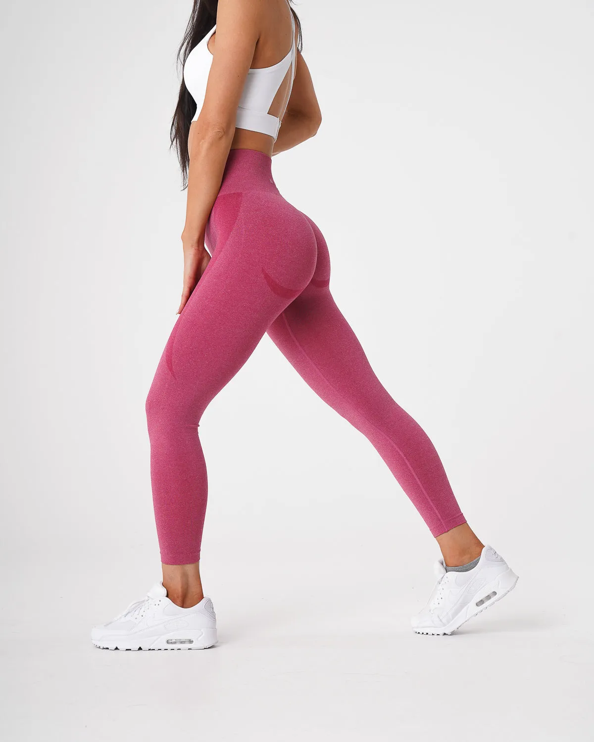 Crimson Contour Seamless Leggings