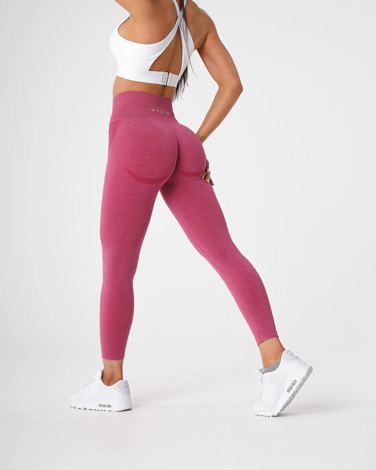 Crimson Contour Seamless Leggings