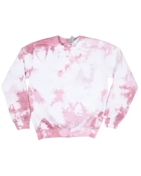 Crystal Dye Essential Fleece Crew Sweatshirt - Rose