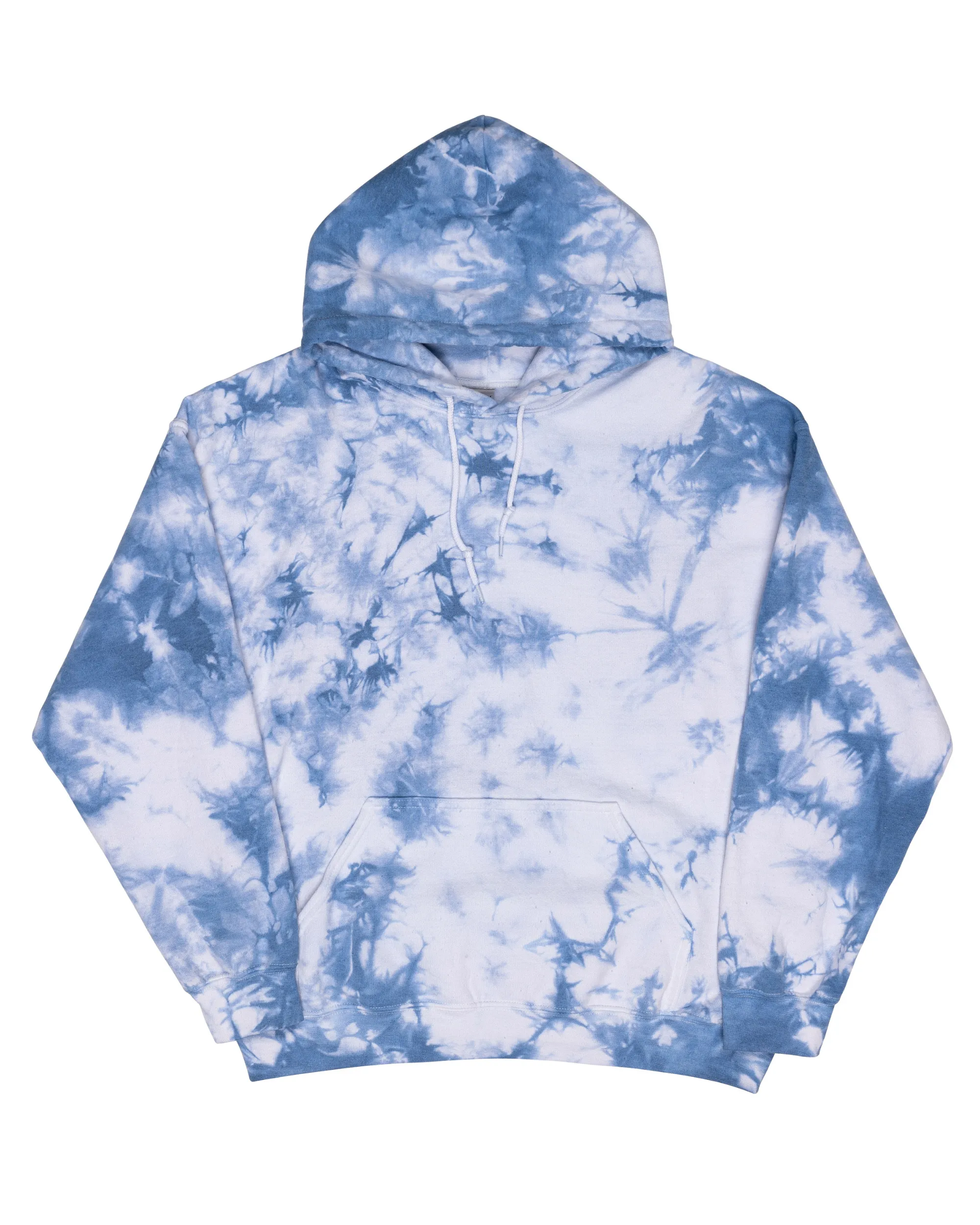 Crystal Dye Essential Fleece Hoodie - Cloudy Sky