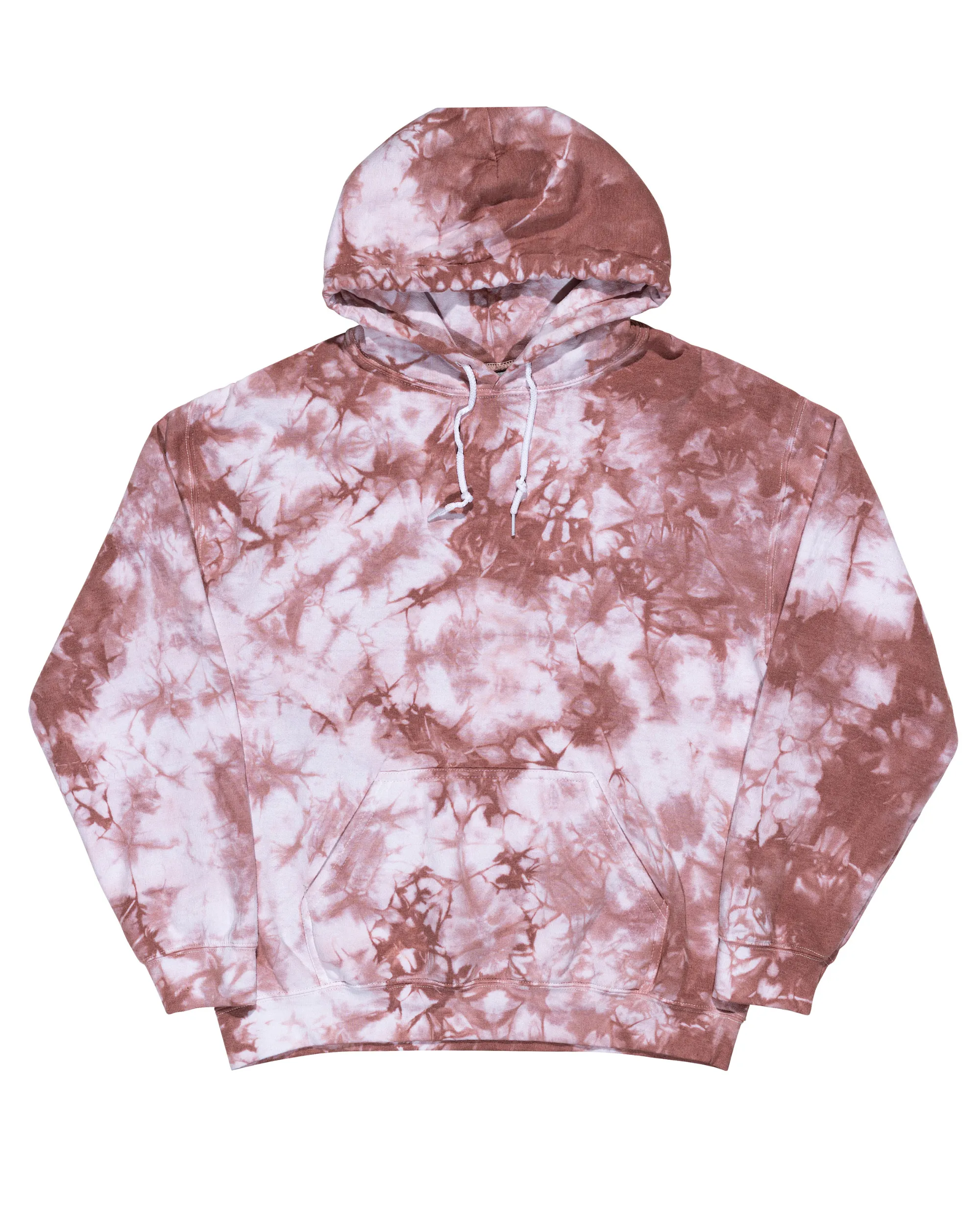 Crystal Dye Essential Fleece Hoodie - Copper