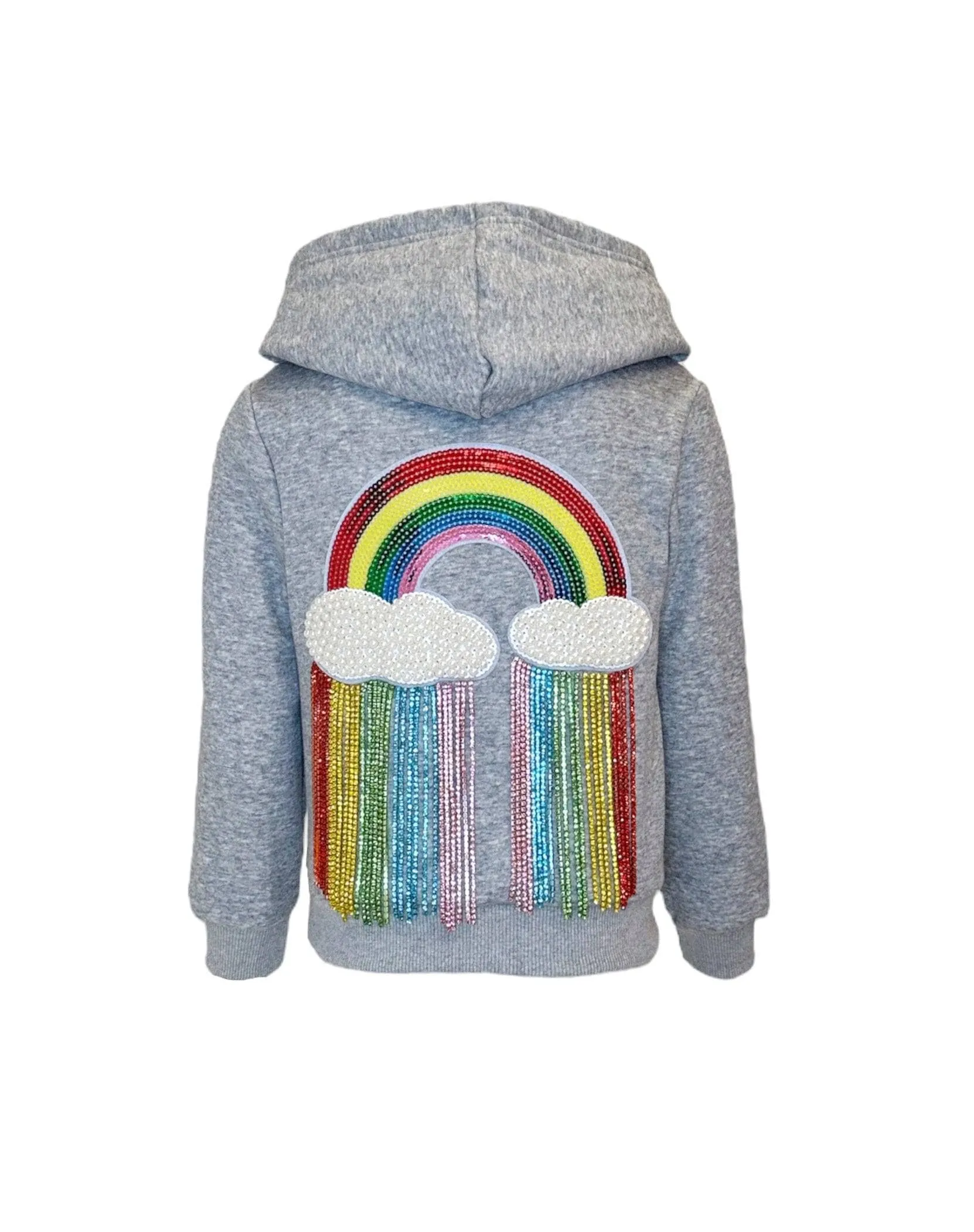 Crystal Rainbow Rain Hoodie