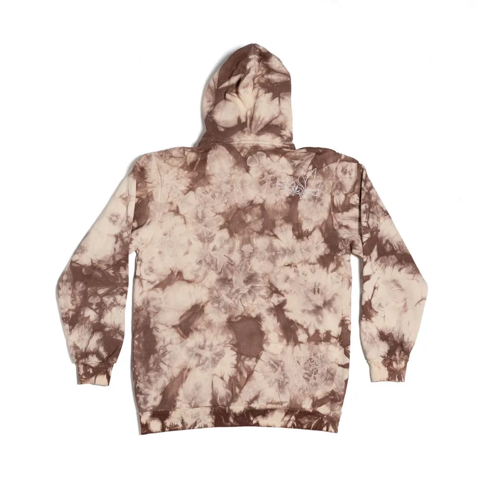 Crystal Washed Hoodie - Rust/Pearl