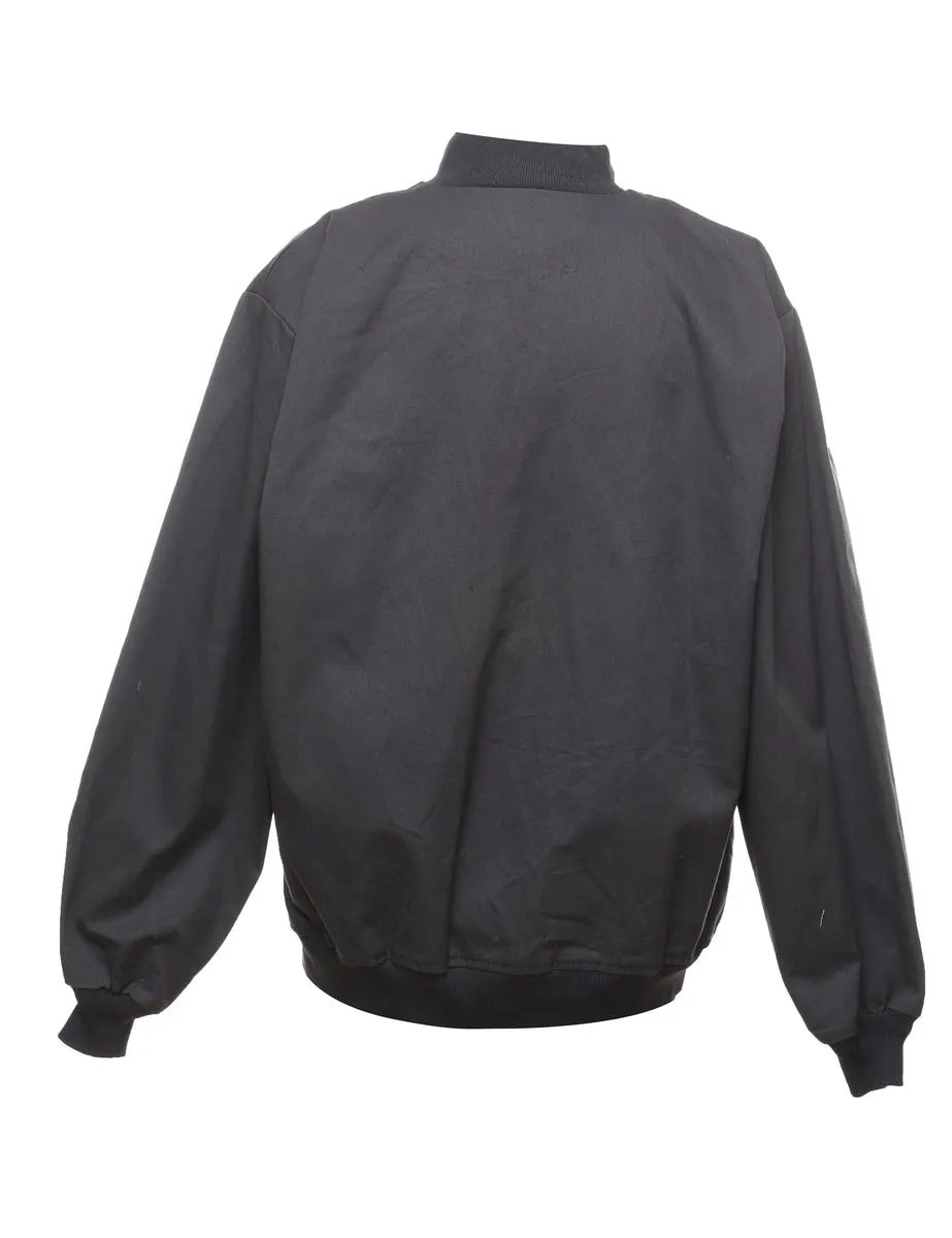 Dark Grey Zip-Front Jacket - L