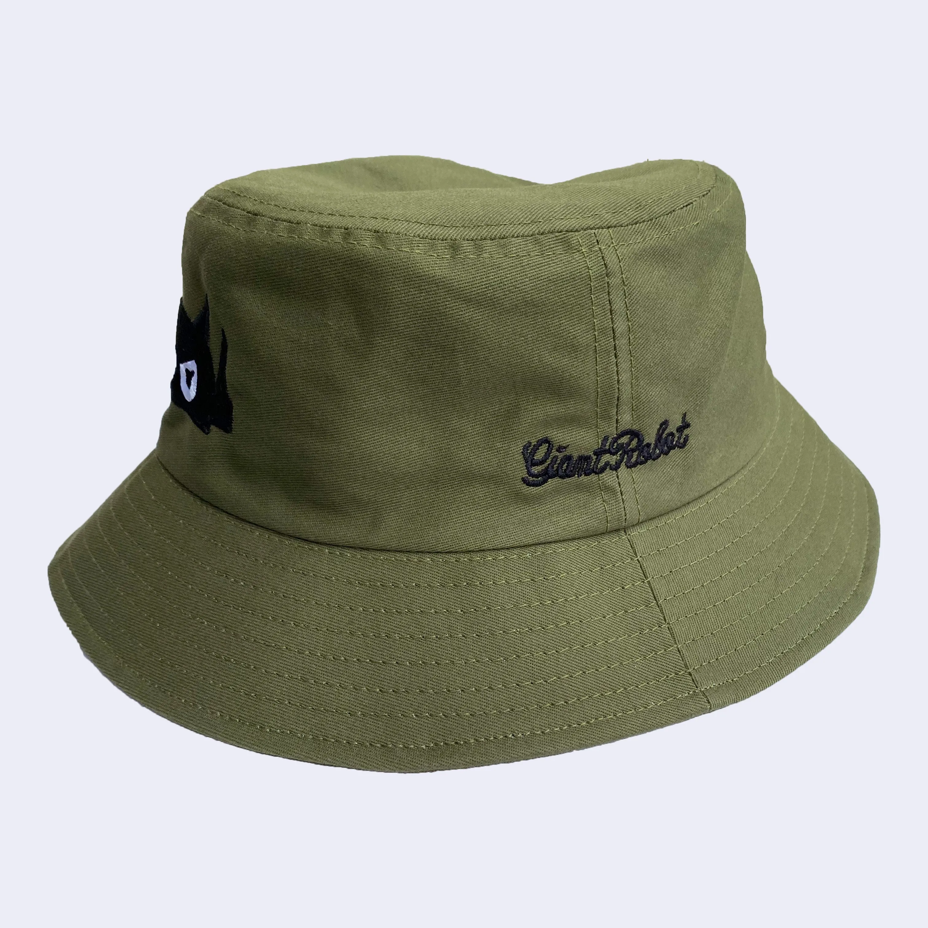 Giant Robot - Big Boss Robot Bucket Hat (Olive Green)