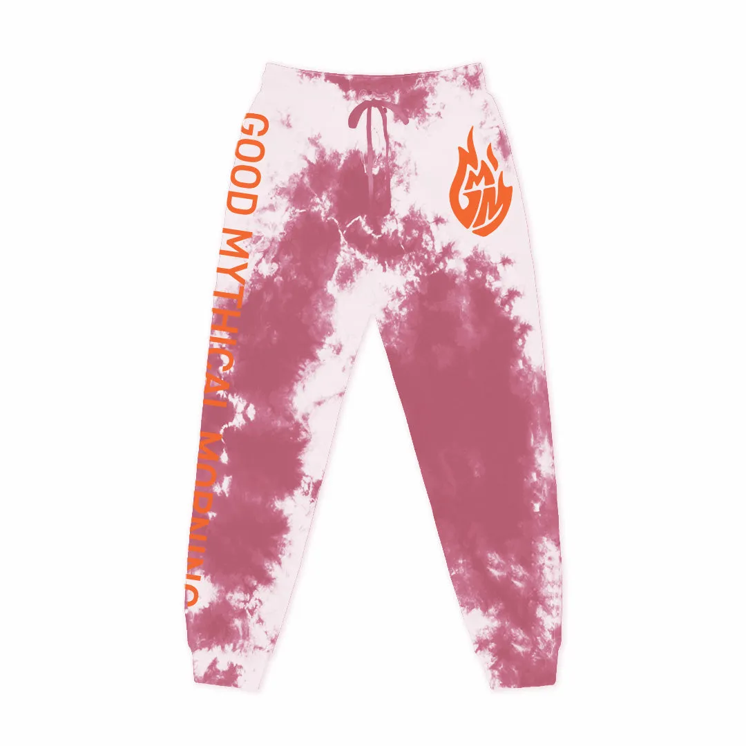 GMM Flame Logo Joggers (Begonia Crystal Wash)