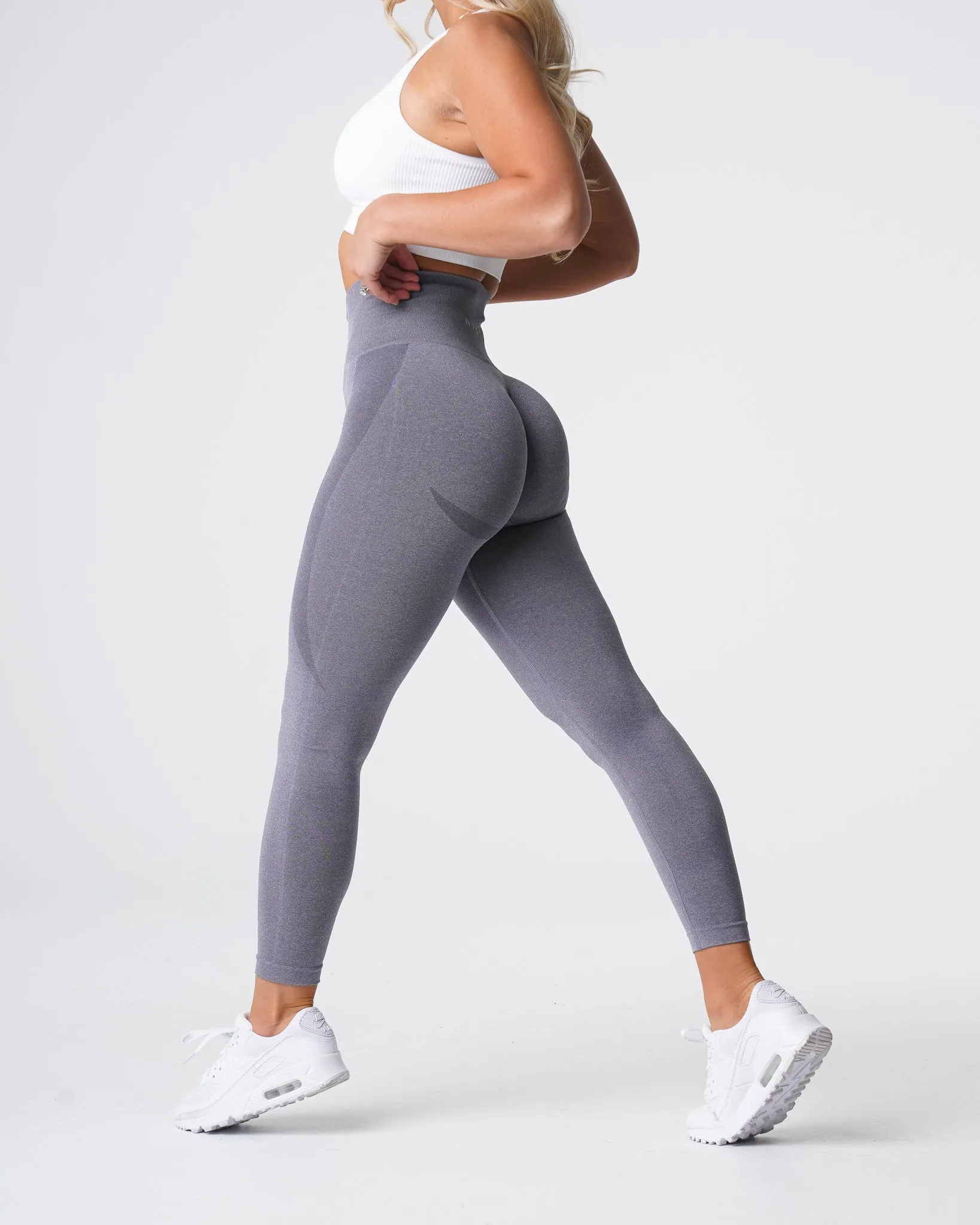 Grey Contour Seamless Leggings