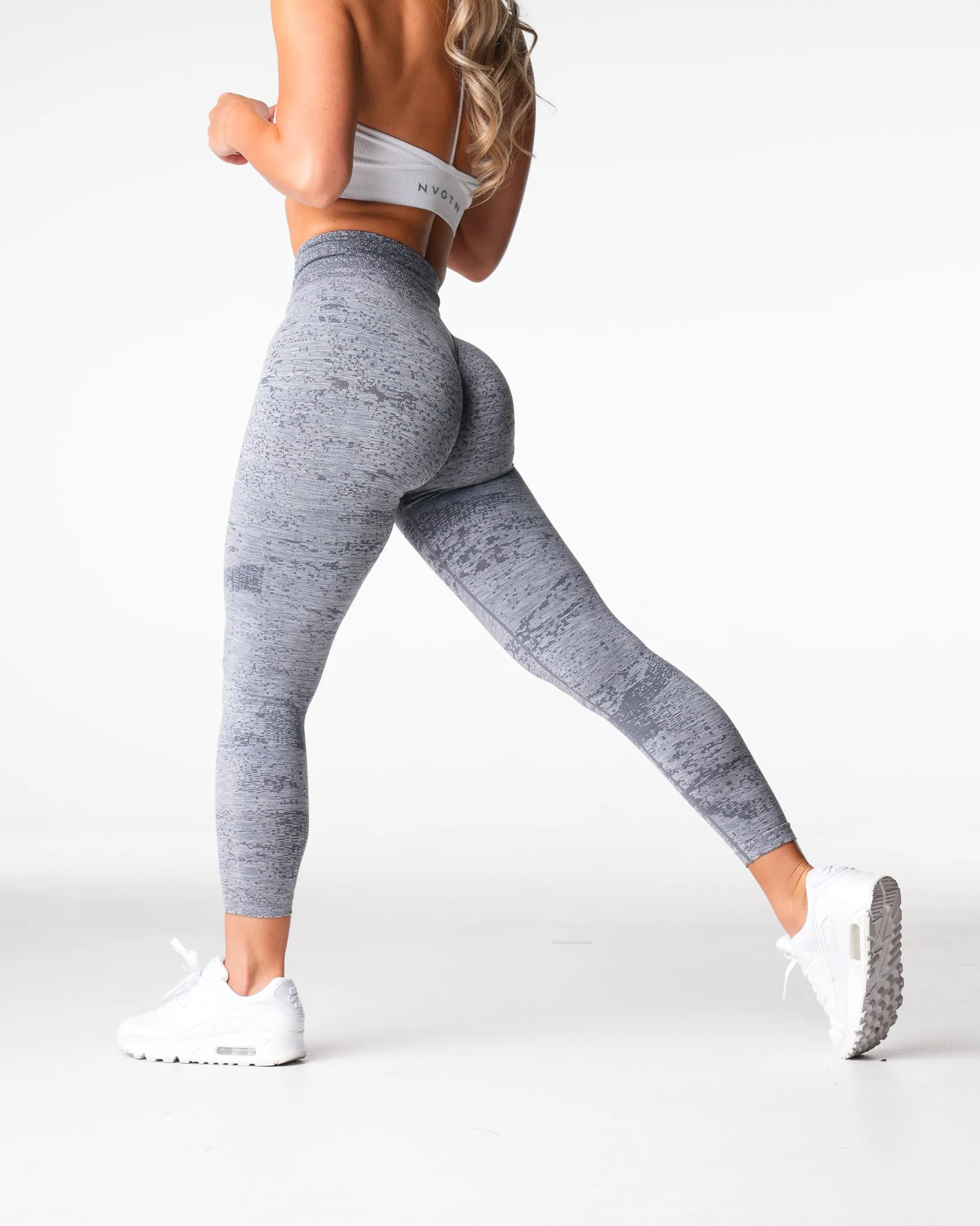 Grey Digital Seamless Leggings