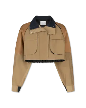 Grosgrain Mix Cropped Jacket