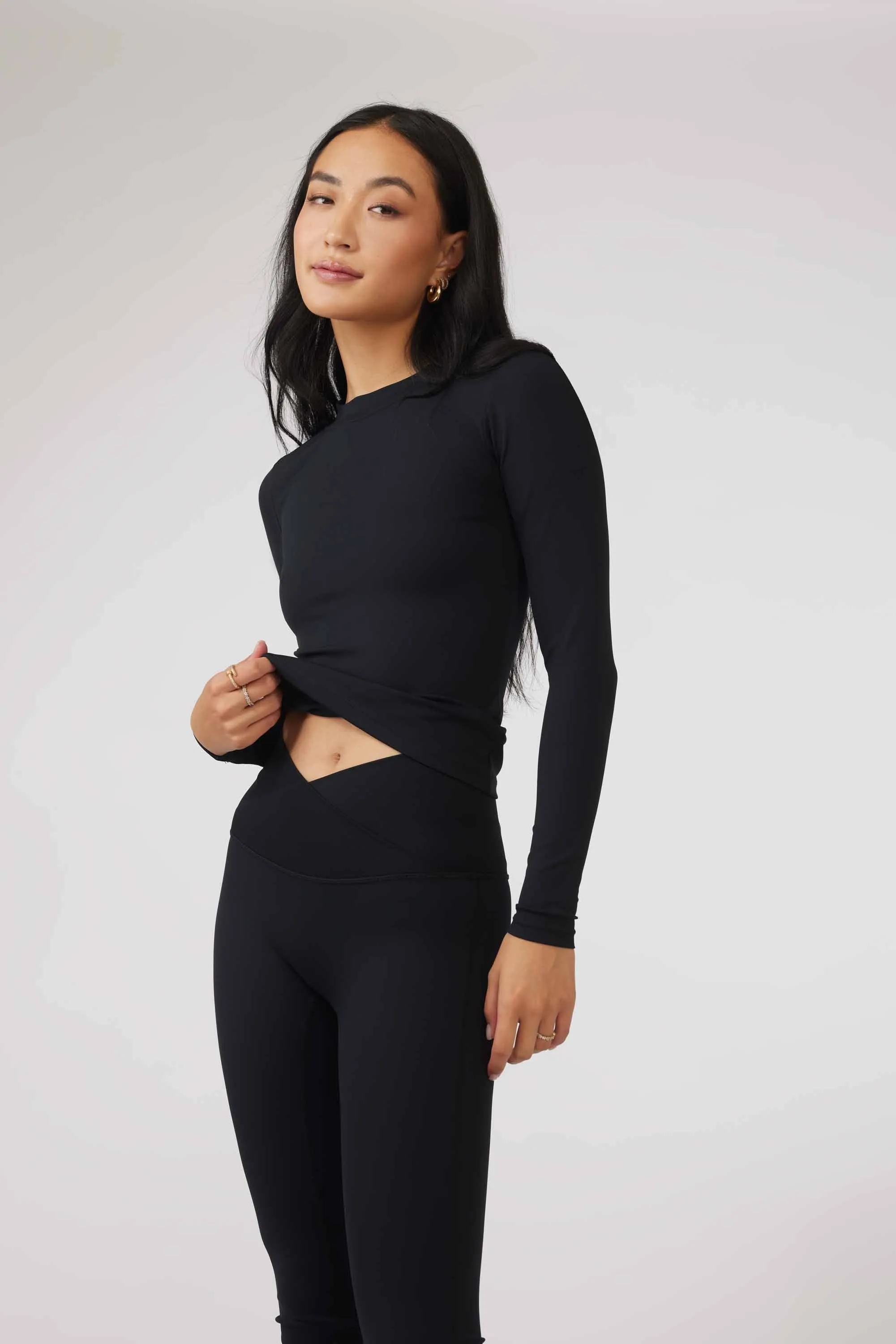 HOURGLASS SECOND SKIN LEGGING - BLACK