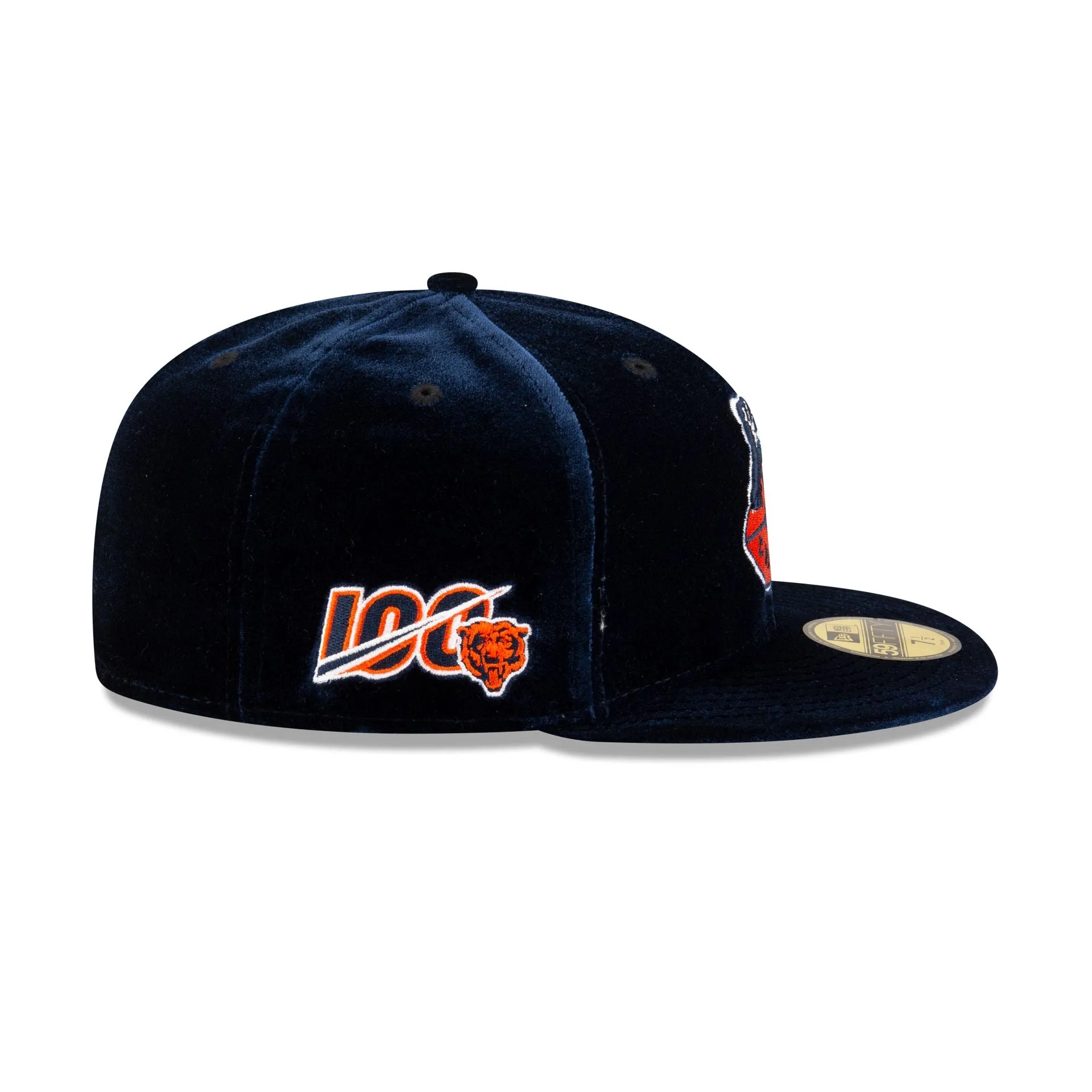 Just Caps Velvet Historic Chicago Bears 59FIFTY Fitted Hat