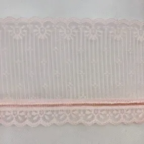 Lace Trim - 5-inch Lace Pale Pink