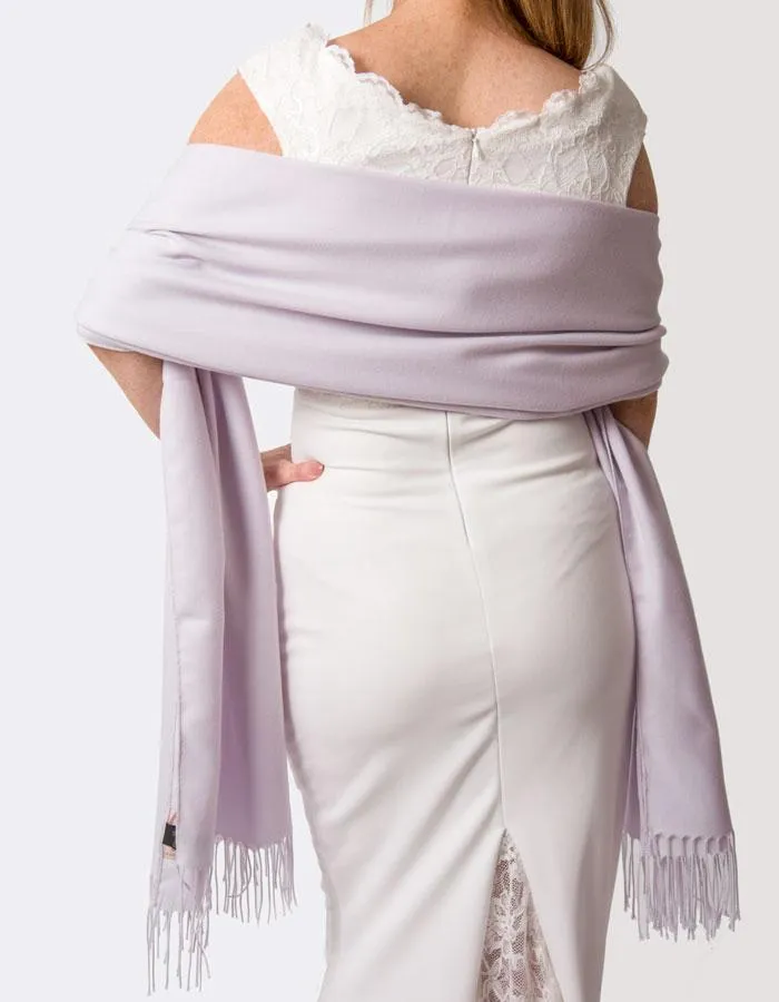 Lilac Wedding Pashmina