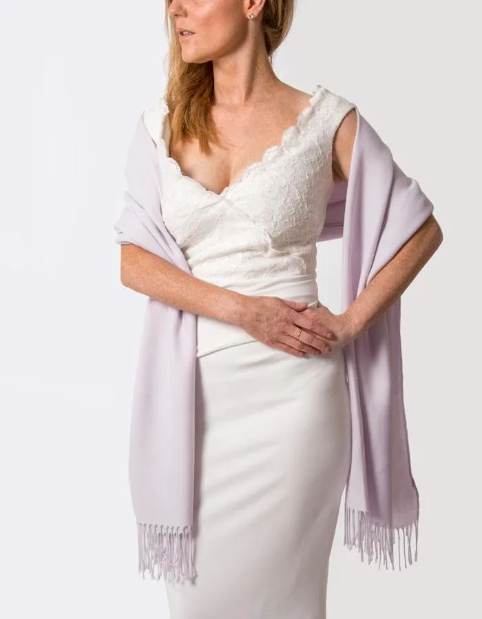 Lilac Wedding Pashmina