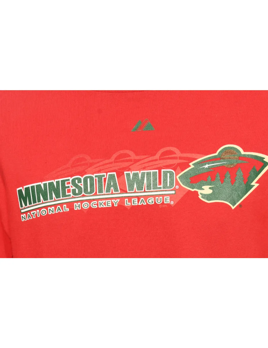 Majestic Minnesota Wildcats Sports T-shirt - M