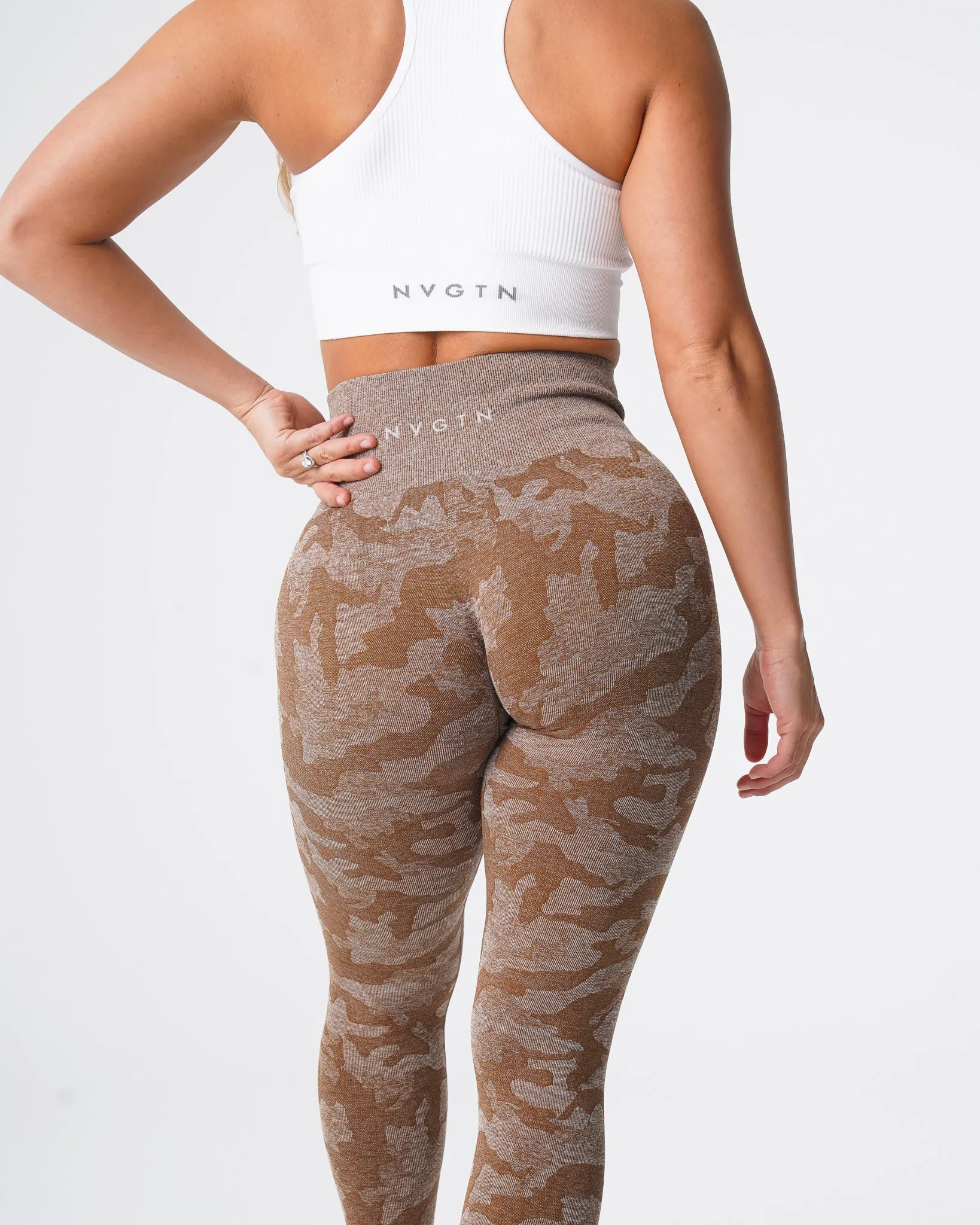 Mocha Camo Seamless Leggings