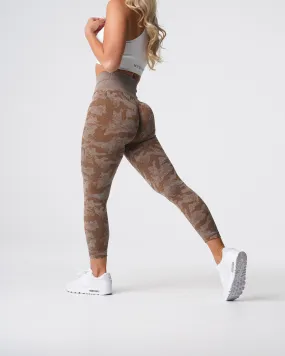 Mocha Camo Seamless Leggings