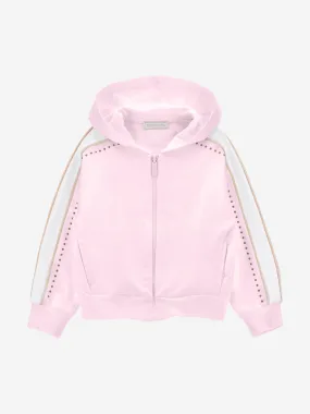 Monnalisa Girls Zip Up Top in Pink