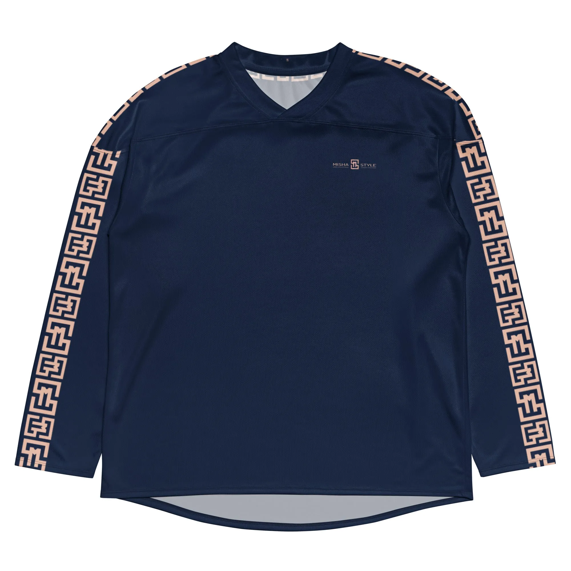 Navy Recycled hockey fan jersey