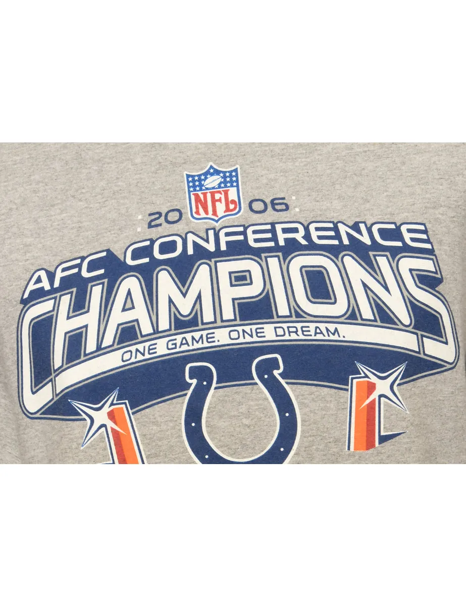 NFL AFC Conference Champions Sports T-shirt - M