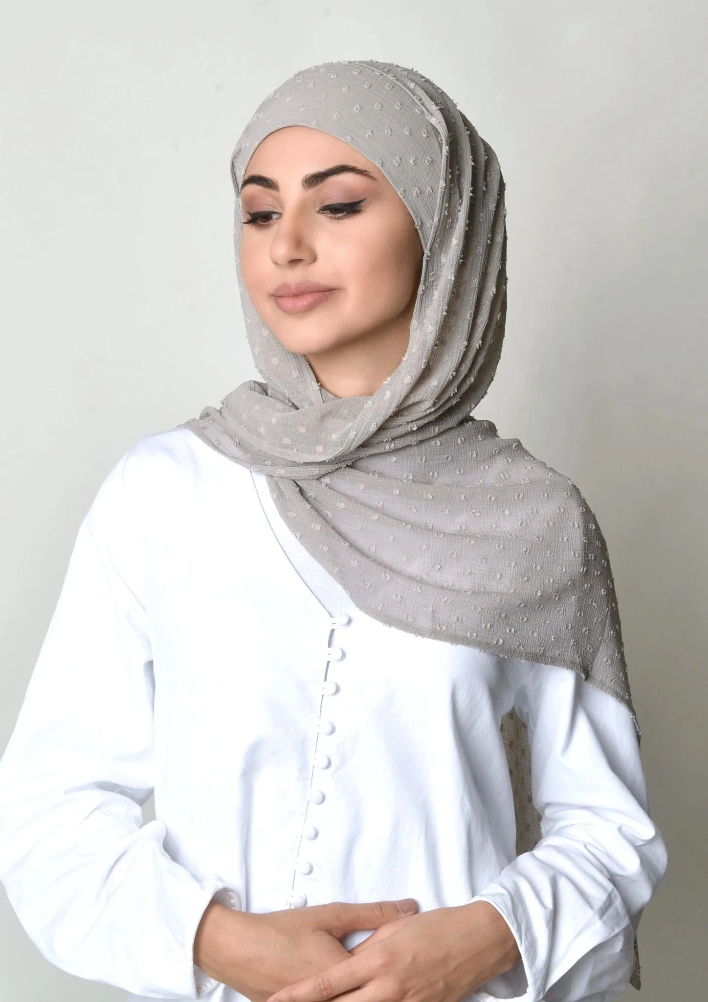 Paloma- Cap Shawl- Mosaic Butti Chiffon