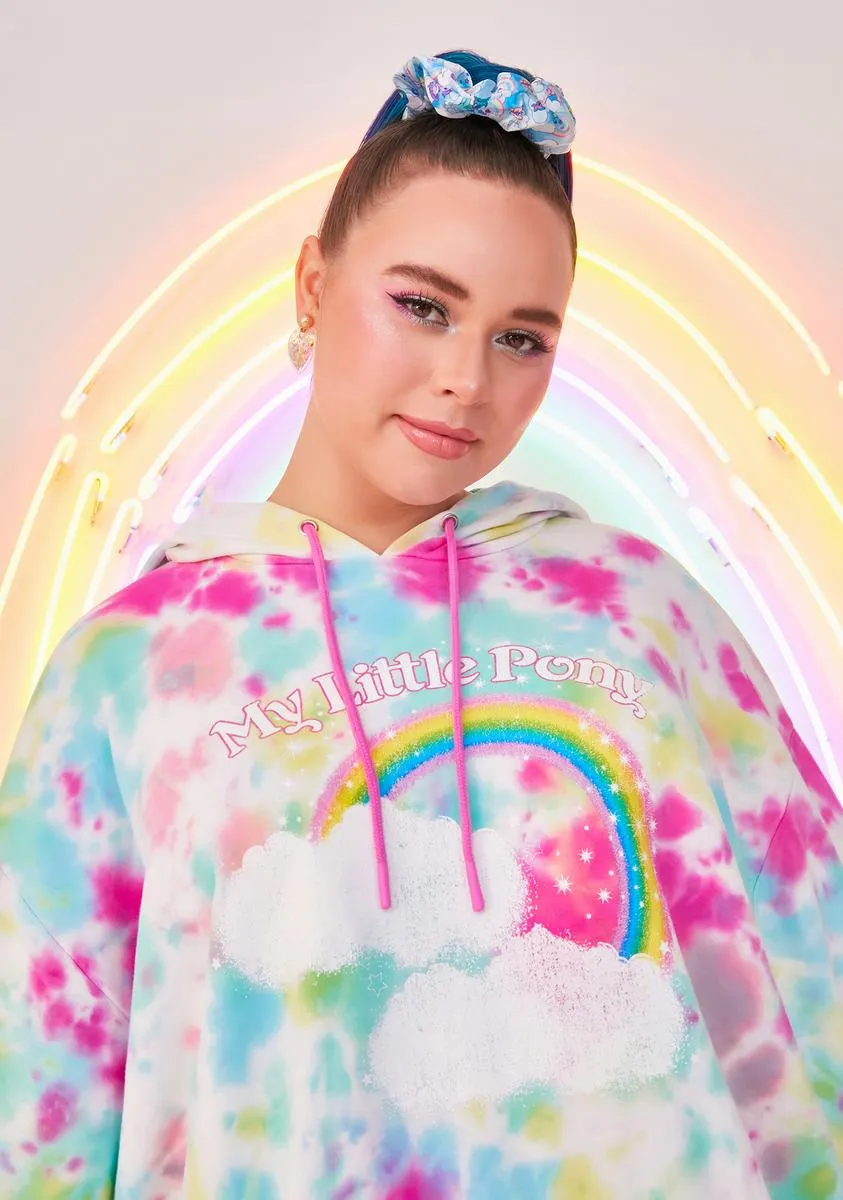 Plus Friendship Is Magic Tie Dye Hoodie