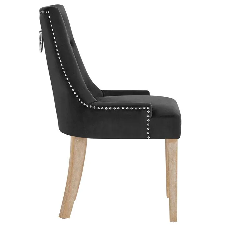 Pose Velvet Dining Chair