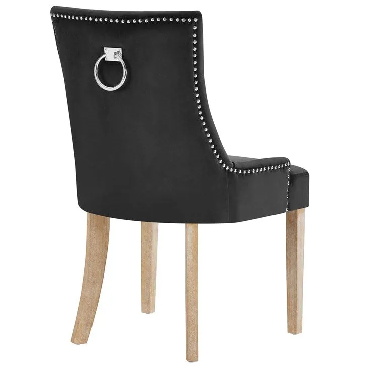 Pose Velvet Dining Chair